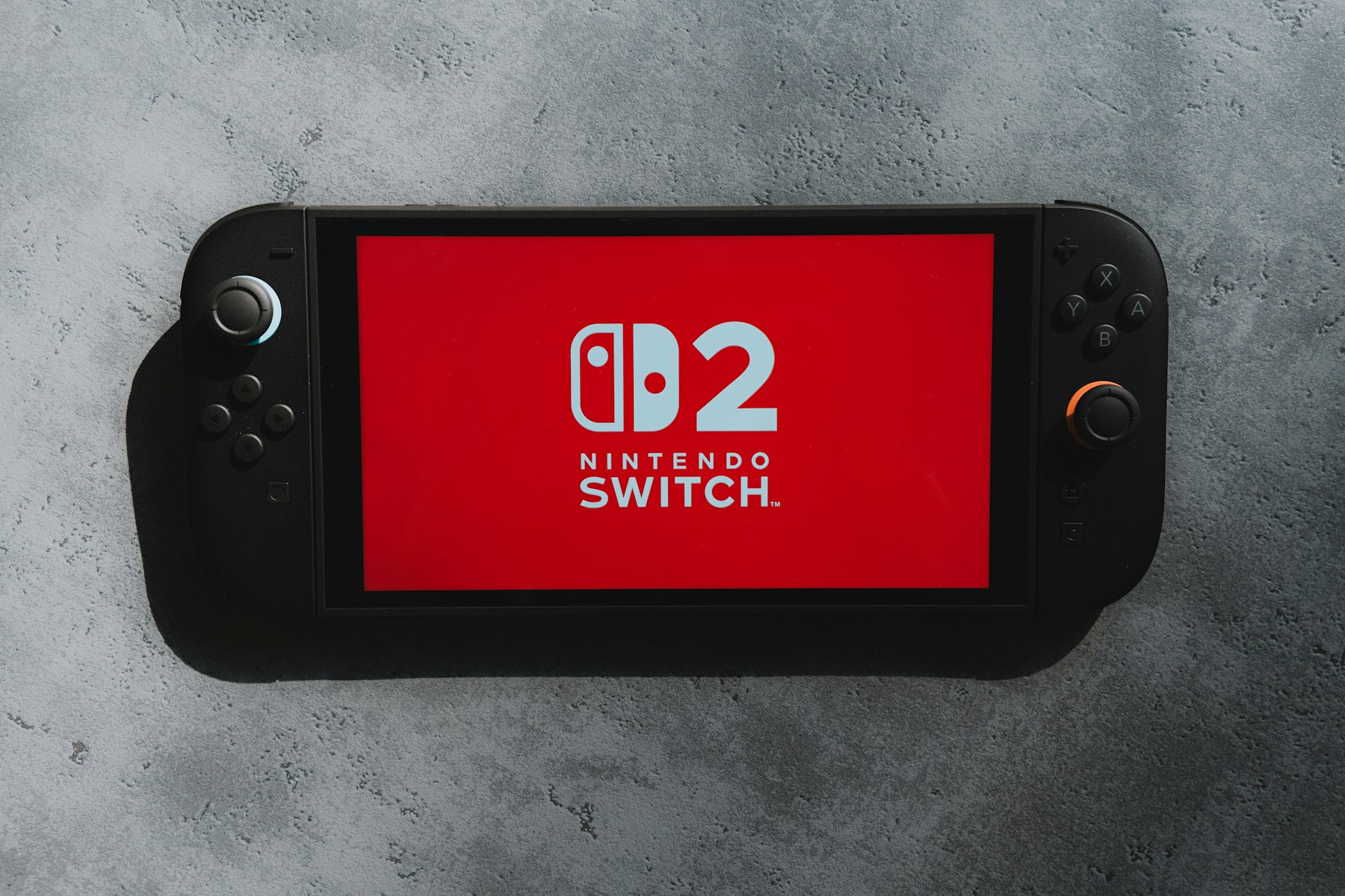 Nintendo Switch 2 mit rotem Bildschirm